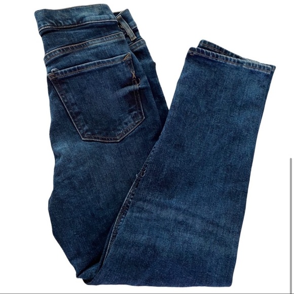 Express NWOT Acid Washed Super High Waisted Mom Jeans - Picture 4 of 5